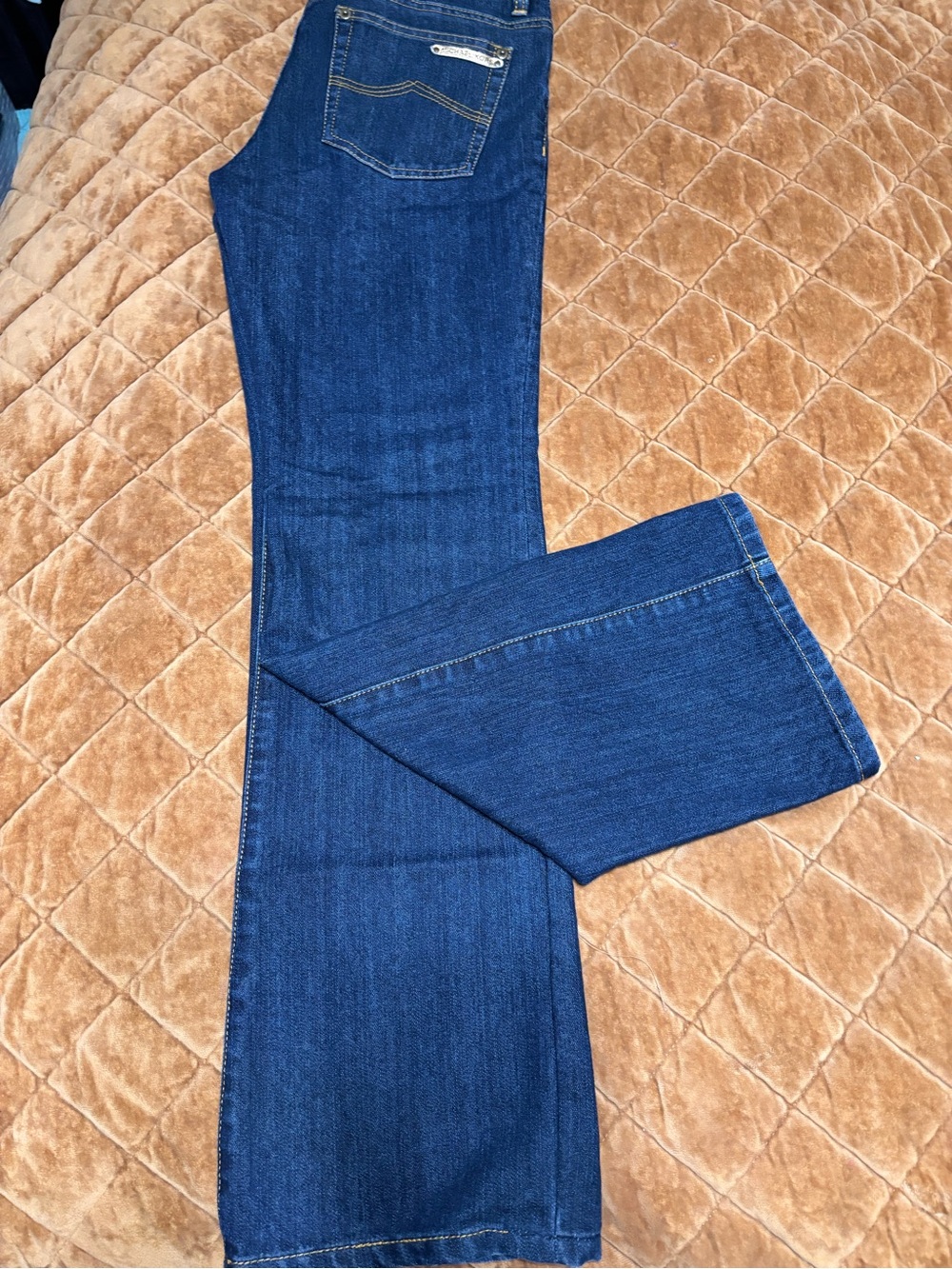 Michael Kors Dark Blue Bootcut Jeans size 8 new without tags